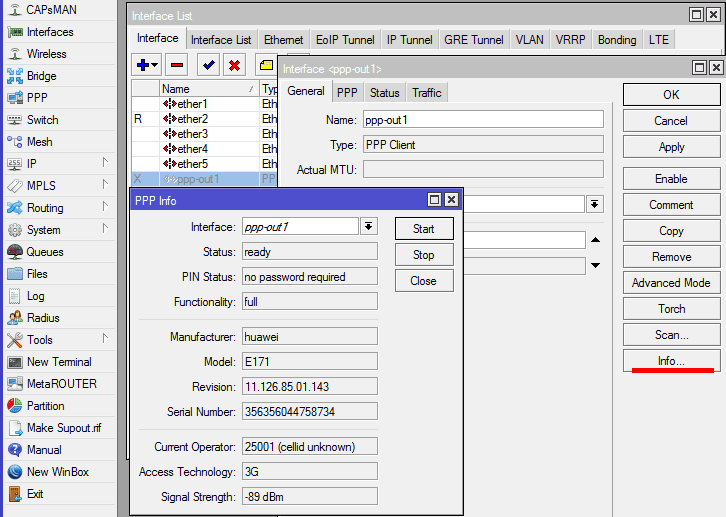 Mikrotik подключить телефон как usb модем