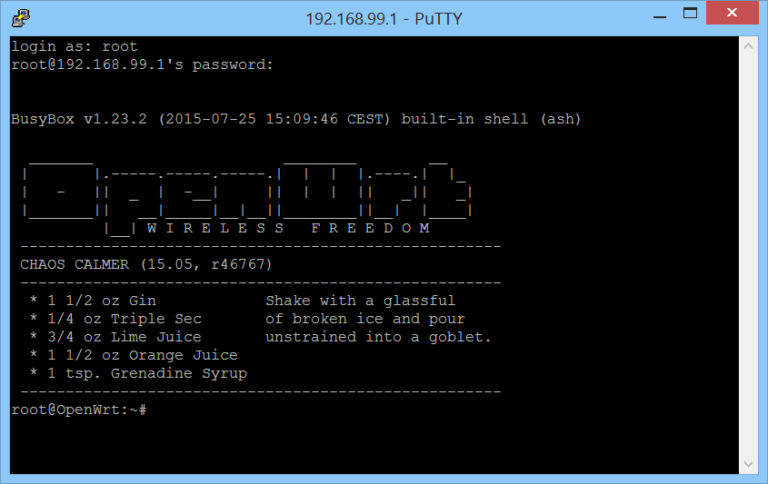 Как прошить роутер на openwrt через tftp под linux